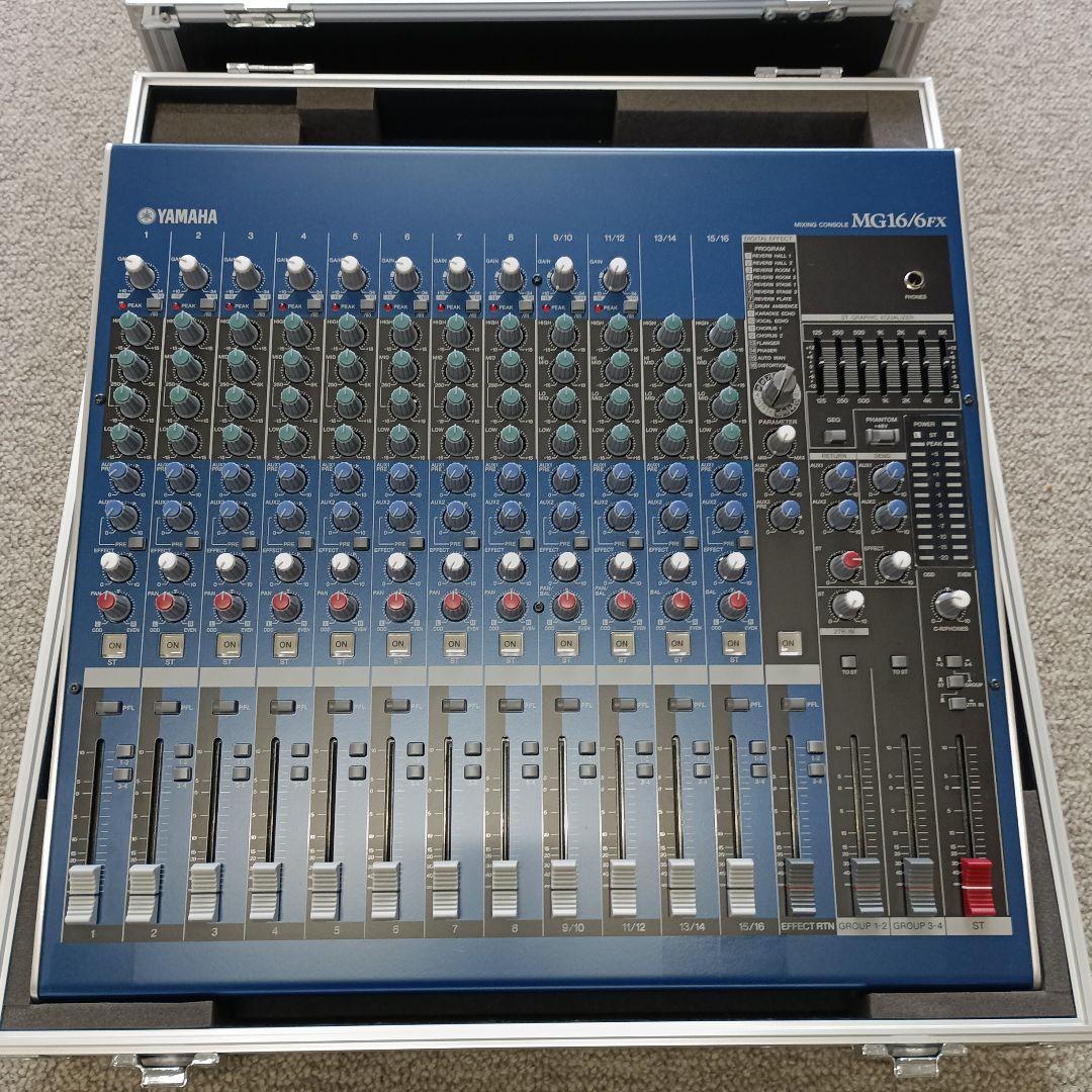 ヤマハ YAMAHA MG16/6fx 美品 ハードケース付き