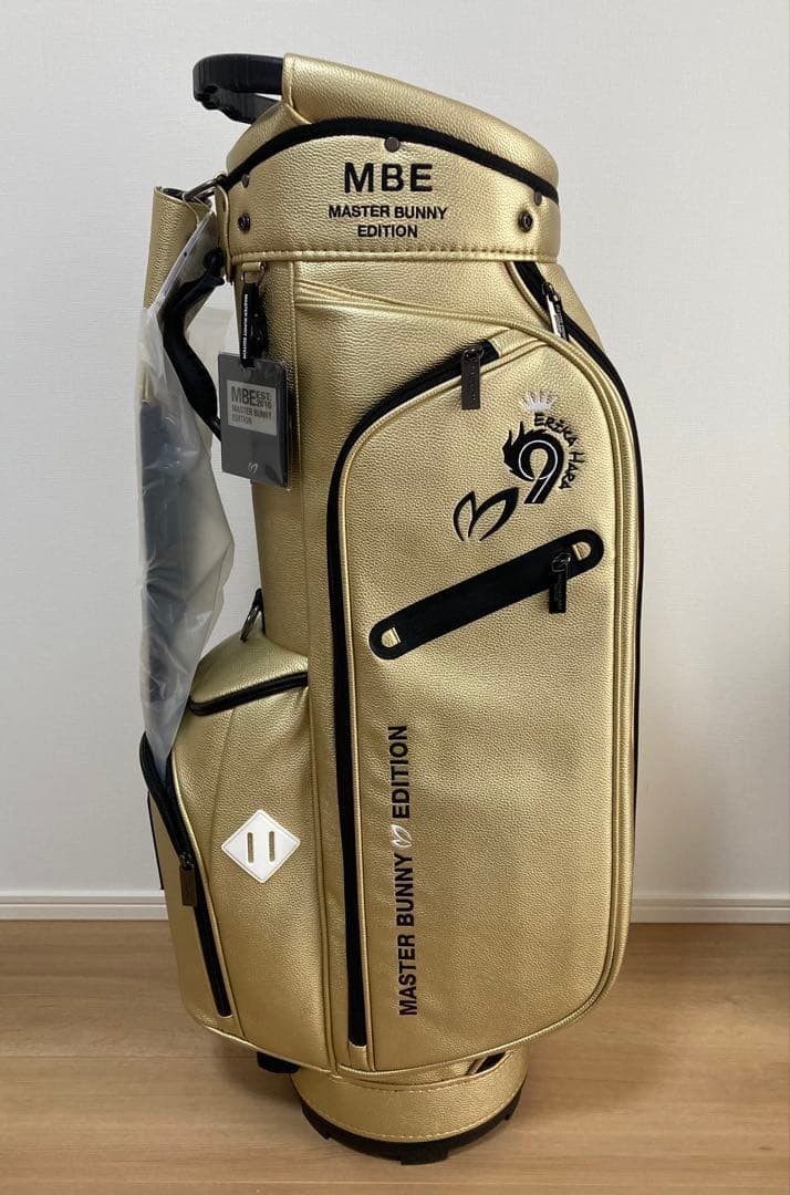 新品 パーリーゲイツ マスターバニー 【原プロアイコン】キャディバッグ 金