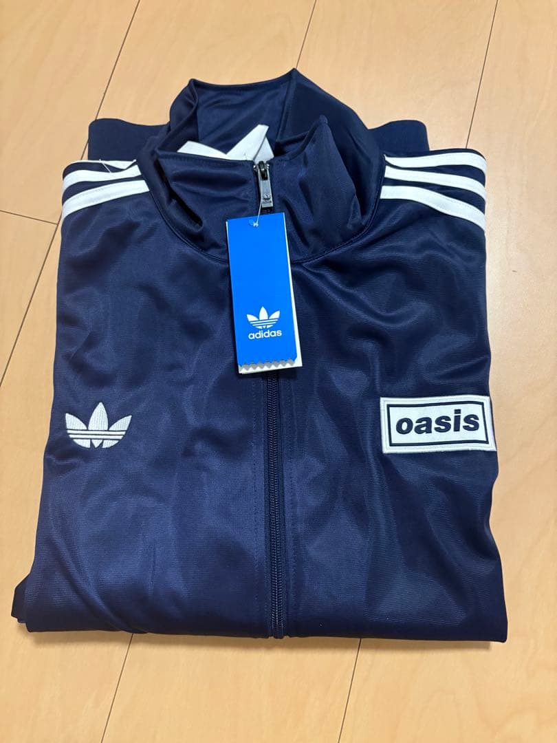 adidas oasis ファイヤーバード トラックトップ　ネイビー 2XL