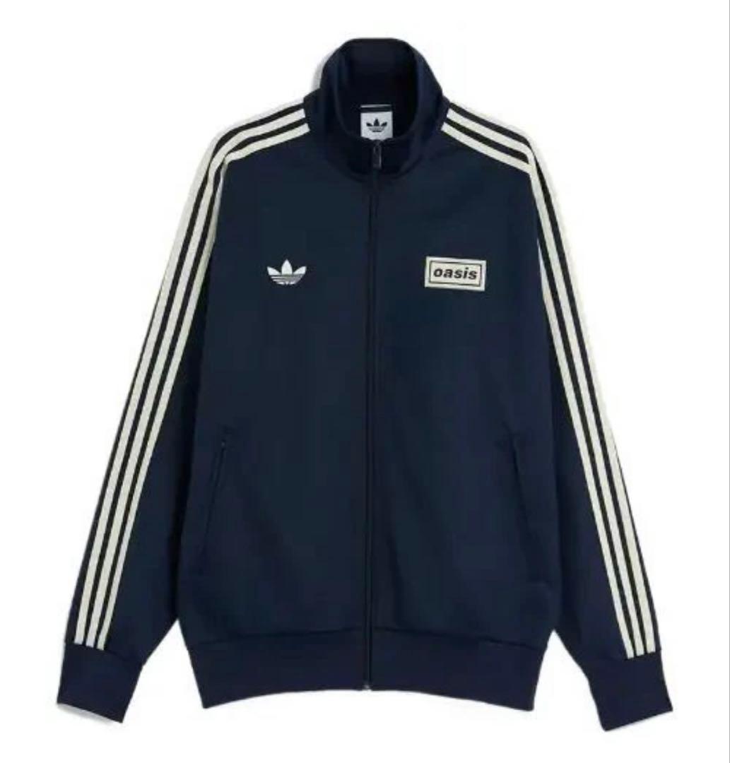 adidas oasis ファイヤーバード トラックトップ　ネイビー 2XL