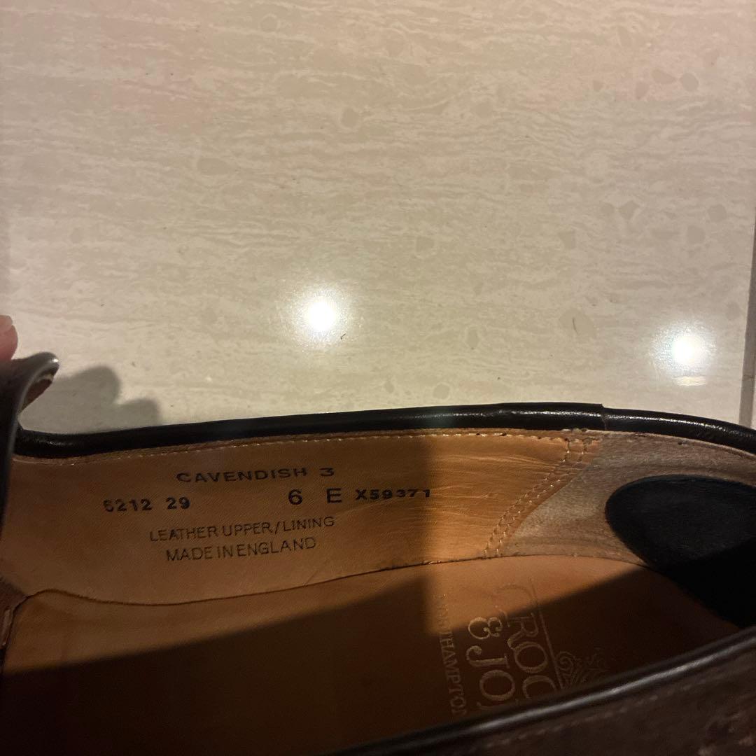「美品」Crockett & Jones ブラウンタッセルローファー 6E