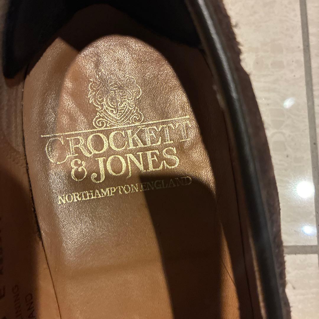 「美品」Crockett & Jones ブラウンタッセルローファー 6E