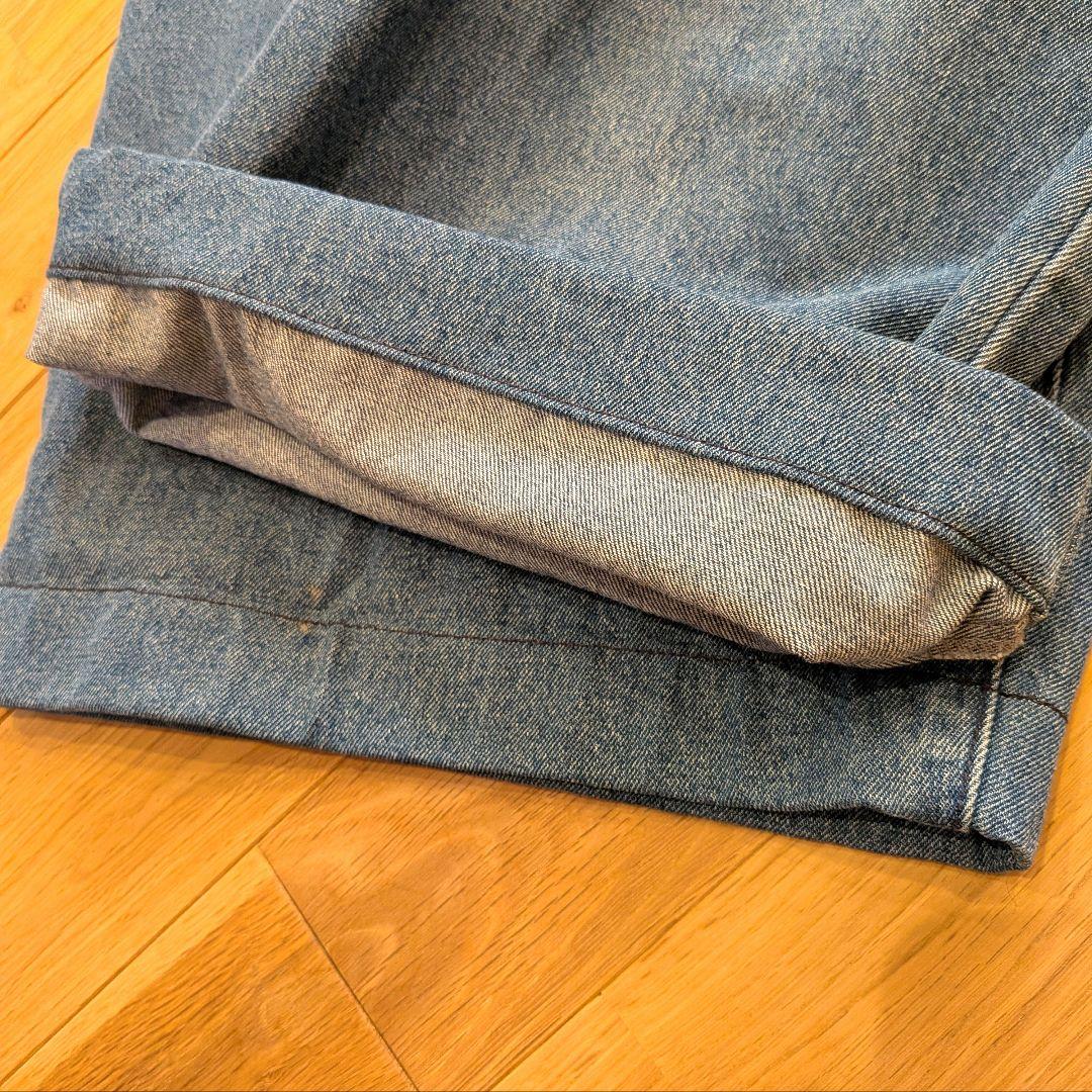 【低身長おすすめ訳あり】soulberry 　店長のデニムなサロペット　L