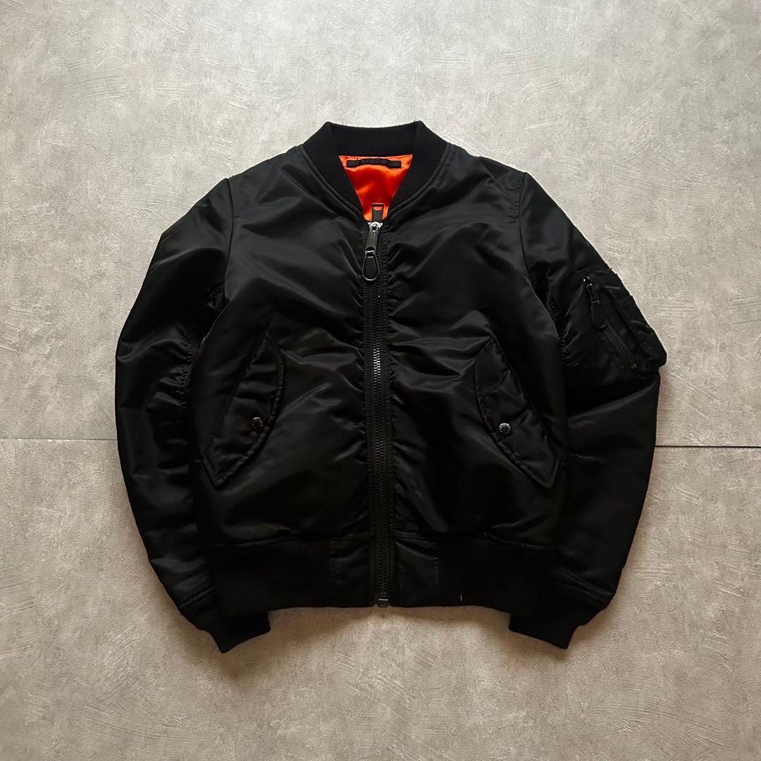 ジャケット・アウター archive avirex ma-1 flight jacket black