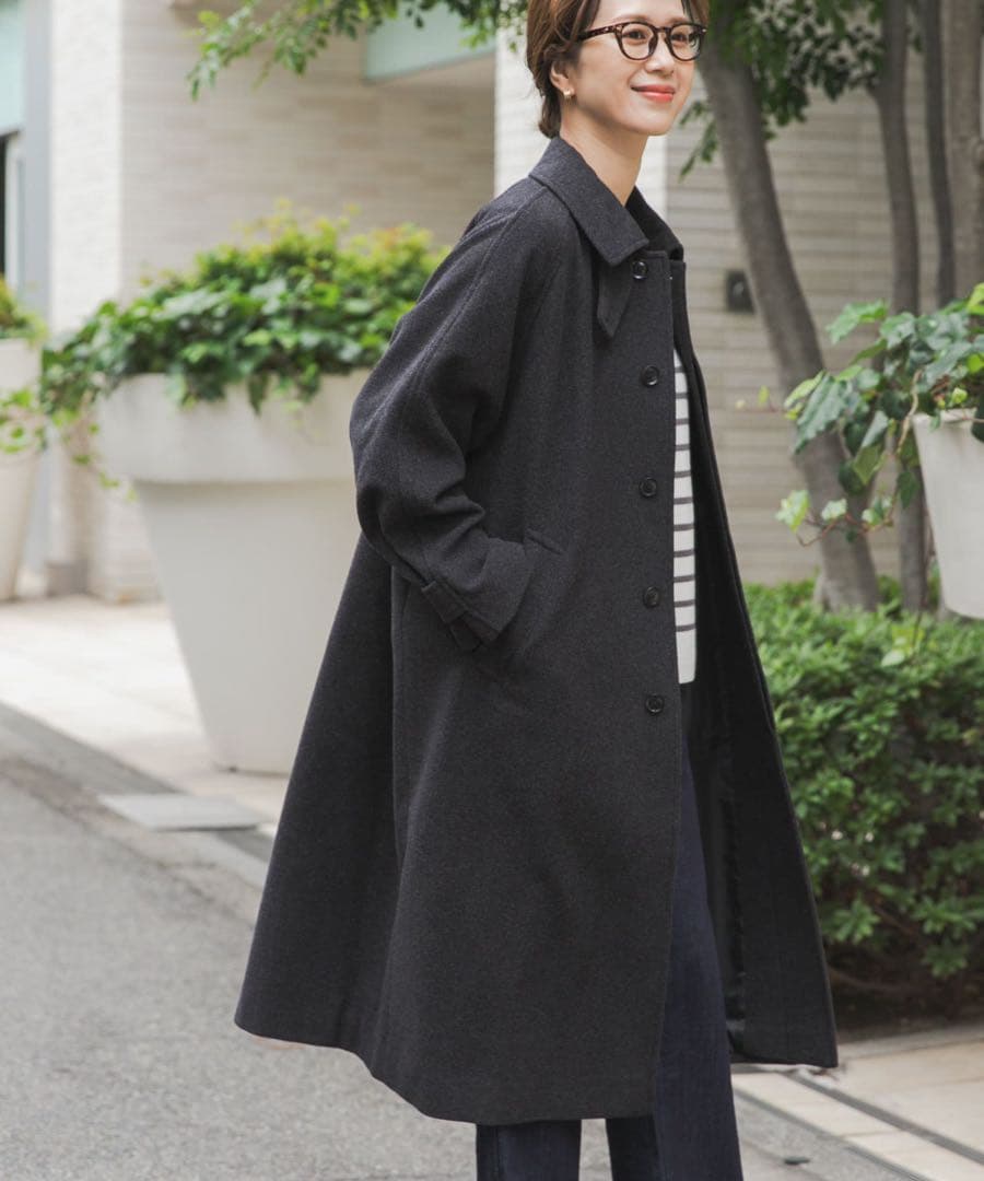 ★新品未使用タグ付き★UR DOORS＊ウール100バルマカーンコート