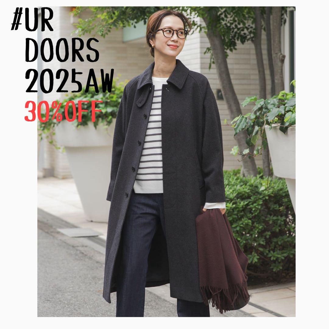 ★新品未使用タグ付き★UR DOORS＊ウール100バルマカーンコート