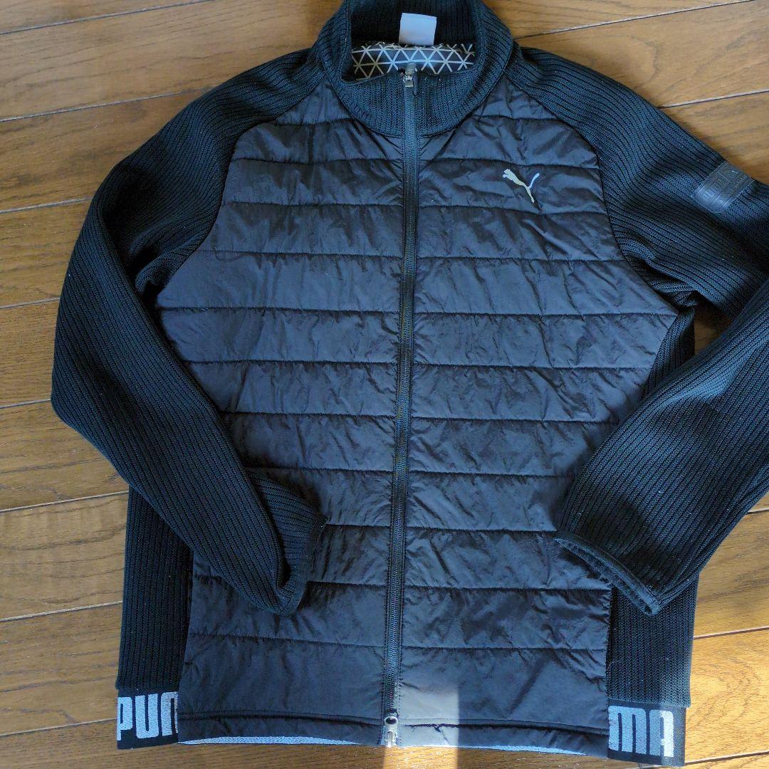 PUMA XL ジャケット　XL　防風パンツ　L　セット　ブラック