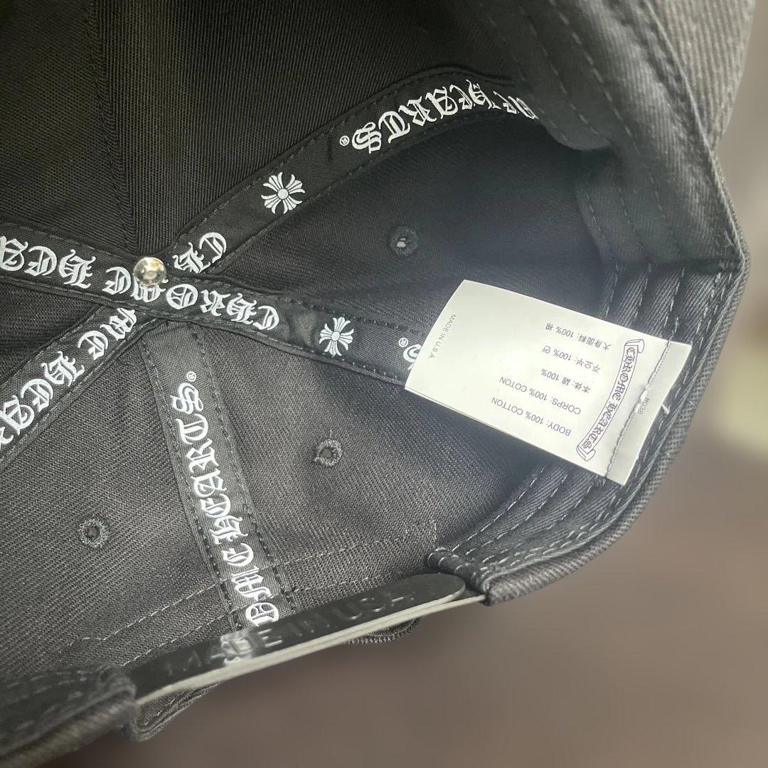 CHROME HEARTS 黒 キャップ　ベースボールキャップ