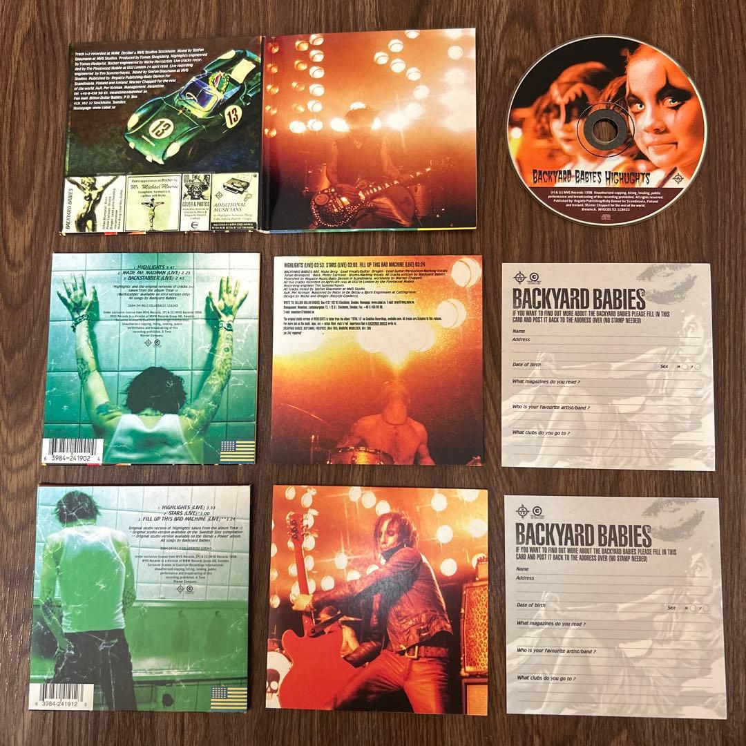 BACKYARD BABIES LP.EP.CD.DVD.FLYERヘヴィメタル