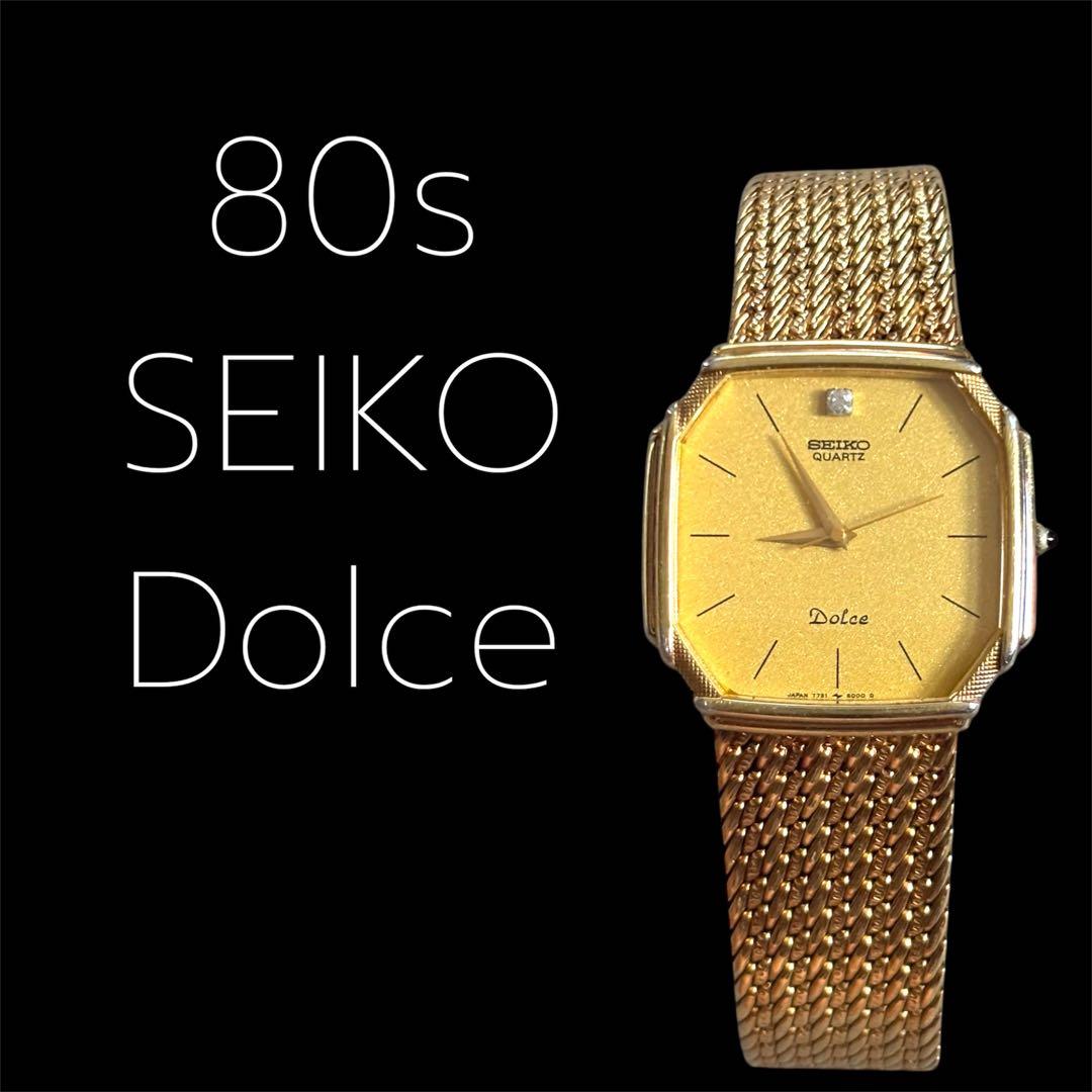SEIKO ドルチェ メンズ腕時計 ゴールド 80年代製 ヴィンテージ