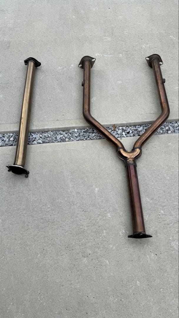 クラウン 20 200系 中間 ストレート マフラー 2.5