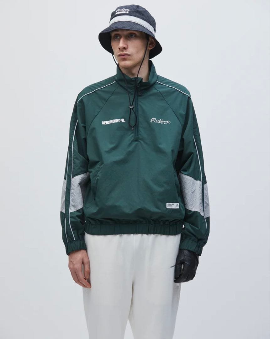 メンズウェア NH MALBON GOLF QUATER ZIP JACKET L