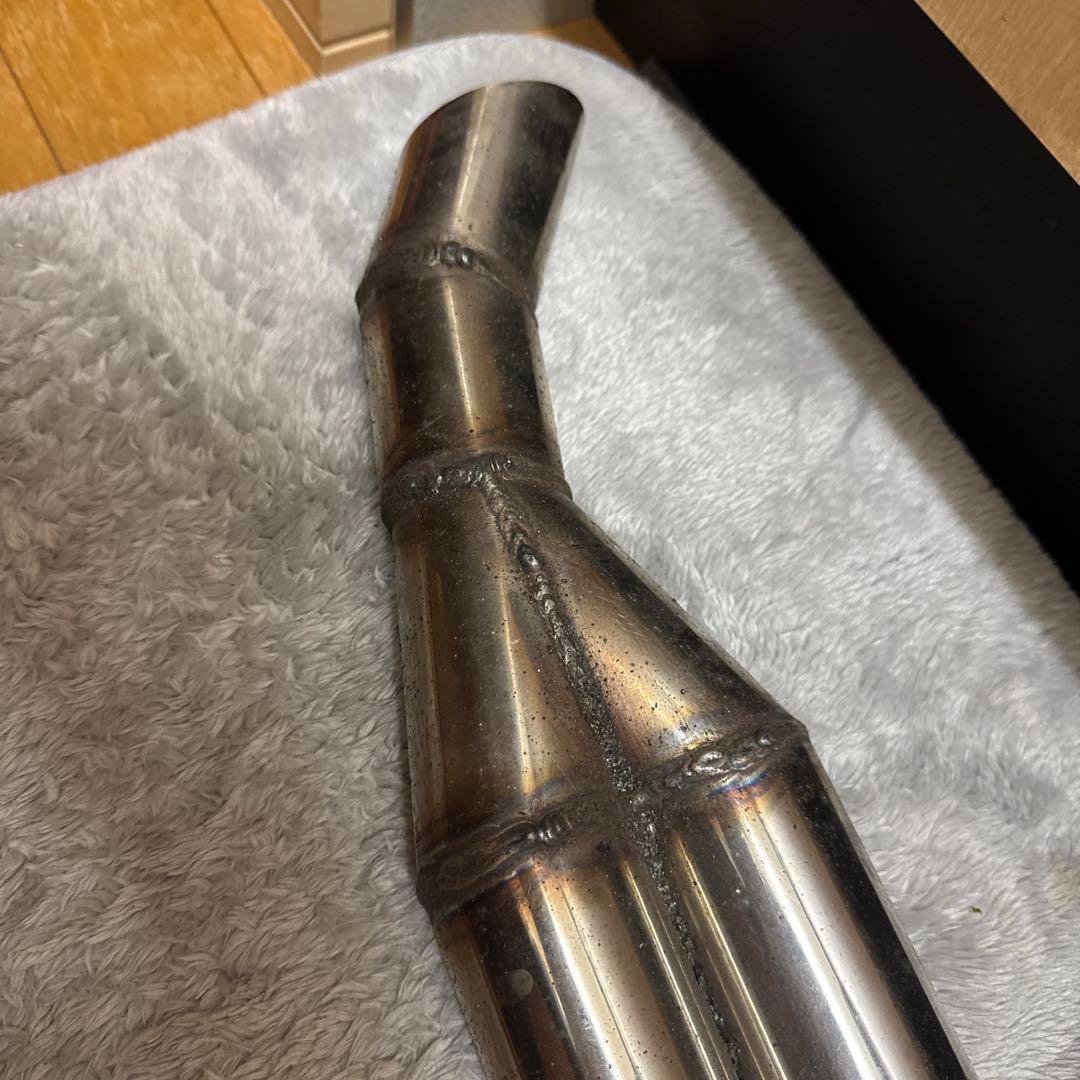 (最終値下げ‼️)ステンレス デュアルマフラー 出口 汎用