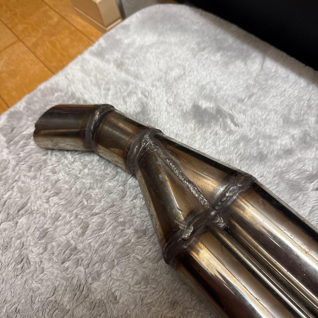 (最終値下げ‼️)ステンレス デュアルマフラー 出口 汎用