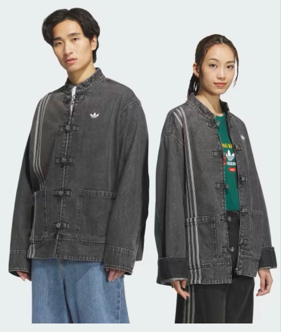 adidas チャイナデニムジャケット
