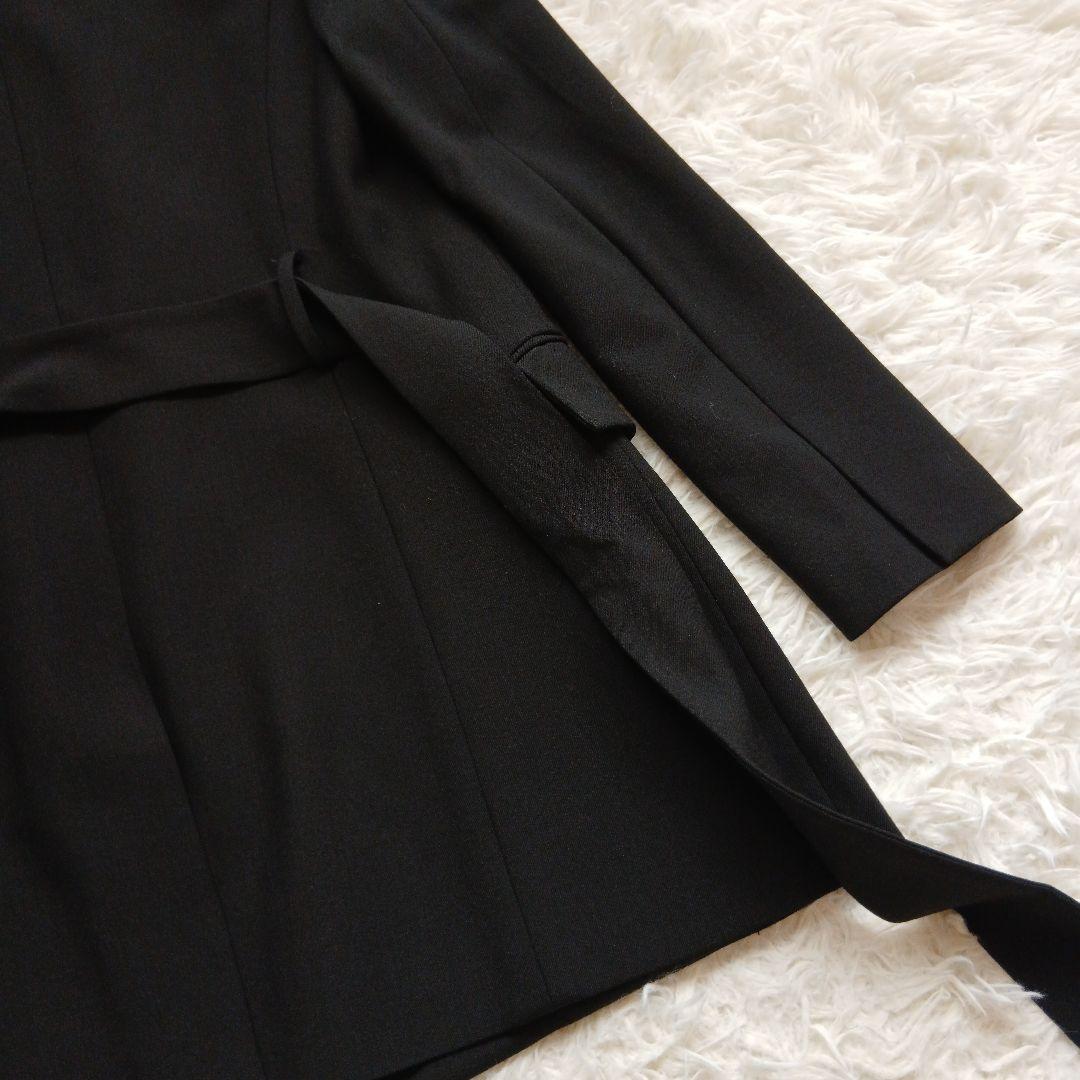 【未使用級】【Theory】22AW Saxony ベルト付きラップジャケット