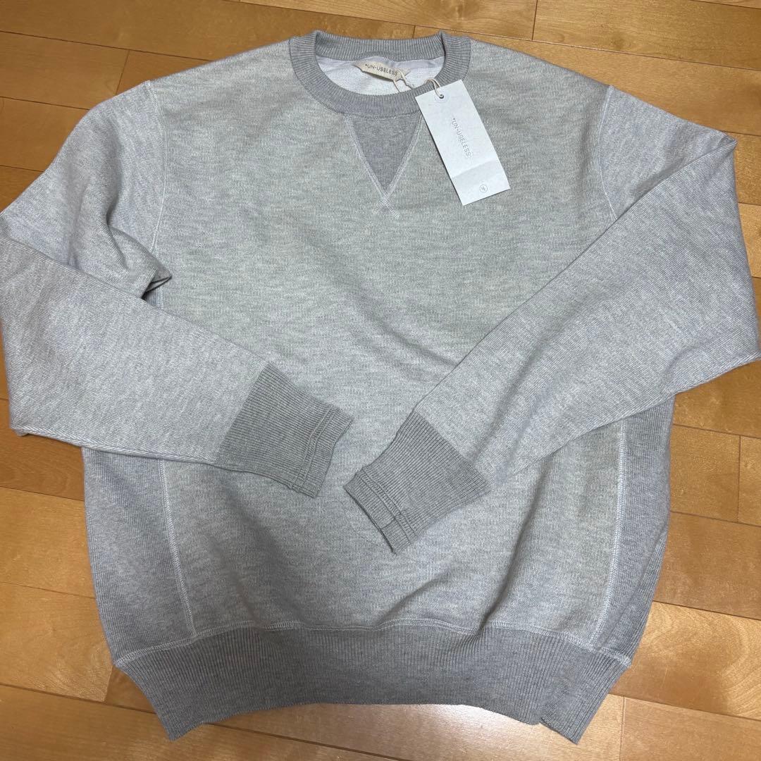 【未使用】UN-USELESSアンユースレス グレー SWKNIT スニット S