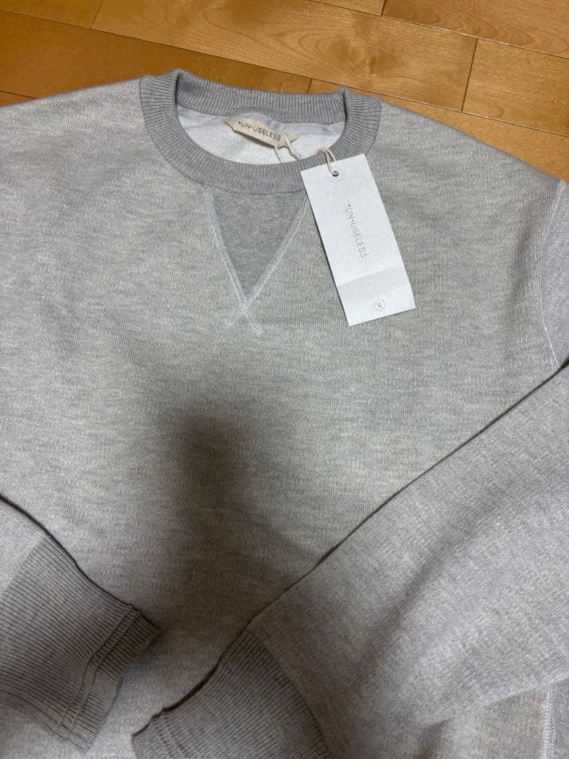【未使用】UN-USELESSアンユースレス グレー SWKNIT スニット S