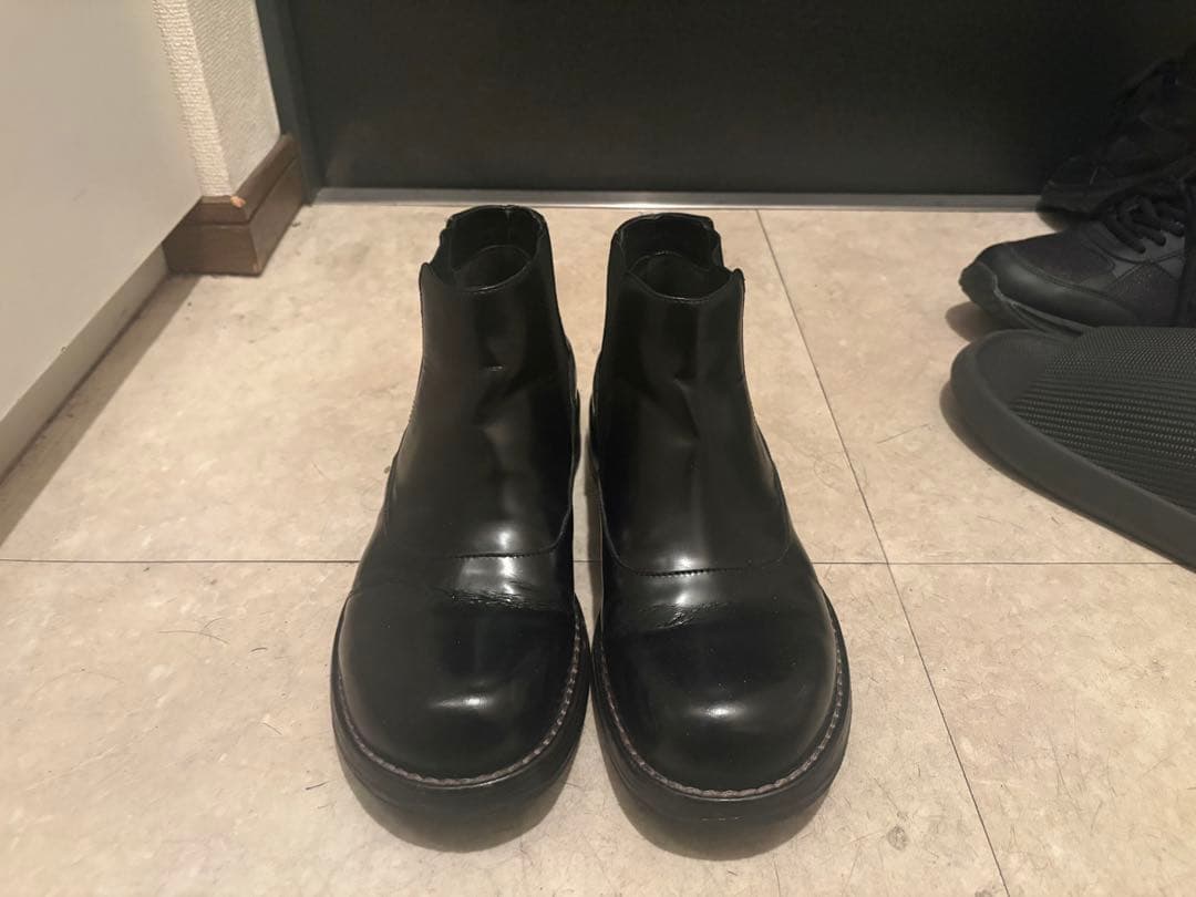 ニ*ク様 MARNI サイドゴアブーツ 黒 レザー