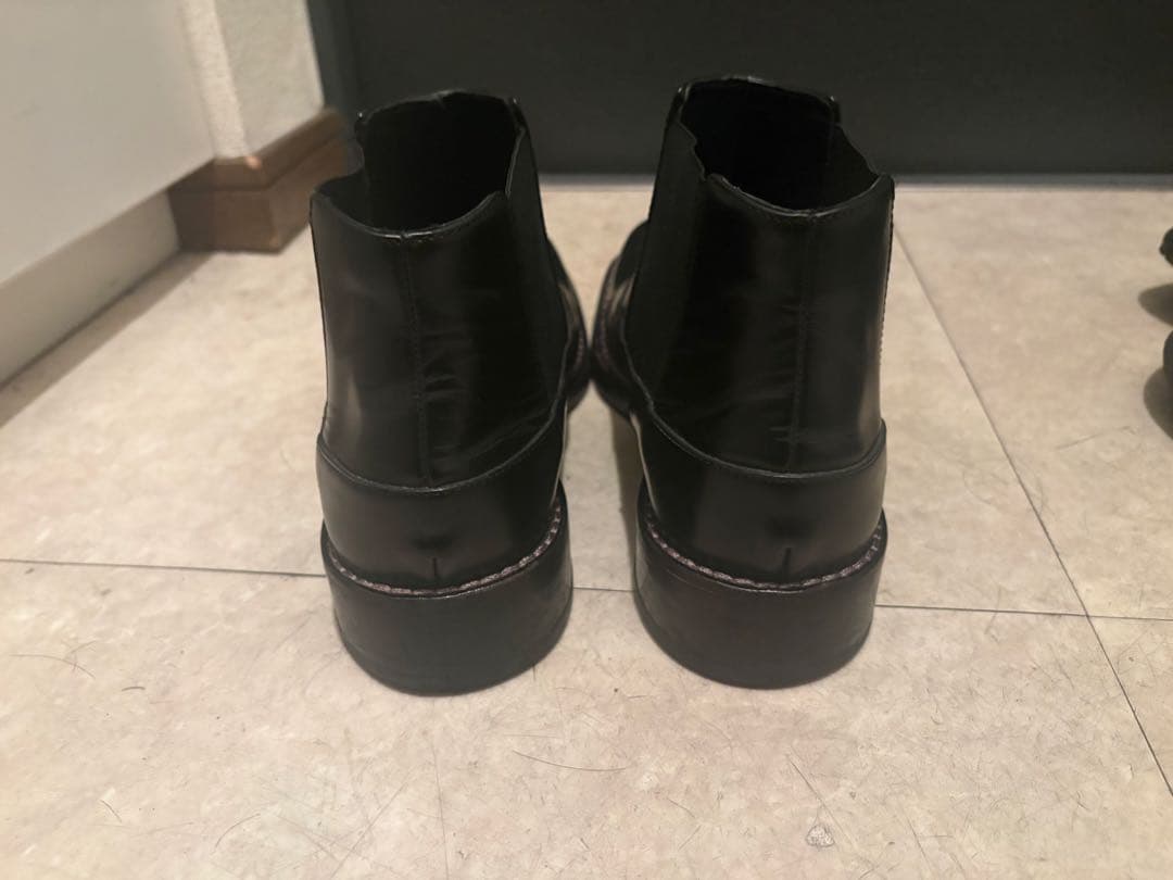 ニ*ク様 MARNI サイドゴアブーツ 黒 レザー