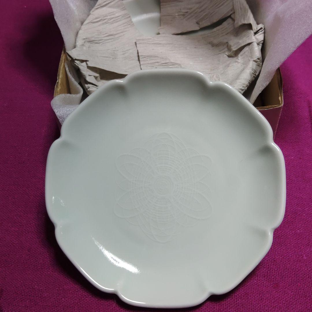 八塚形ホワイト小皿二枚