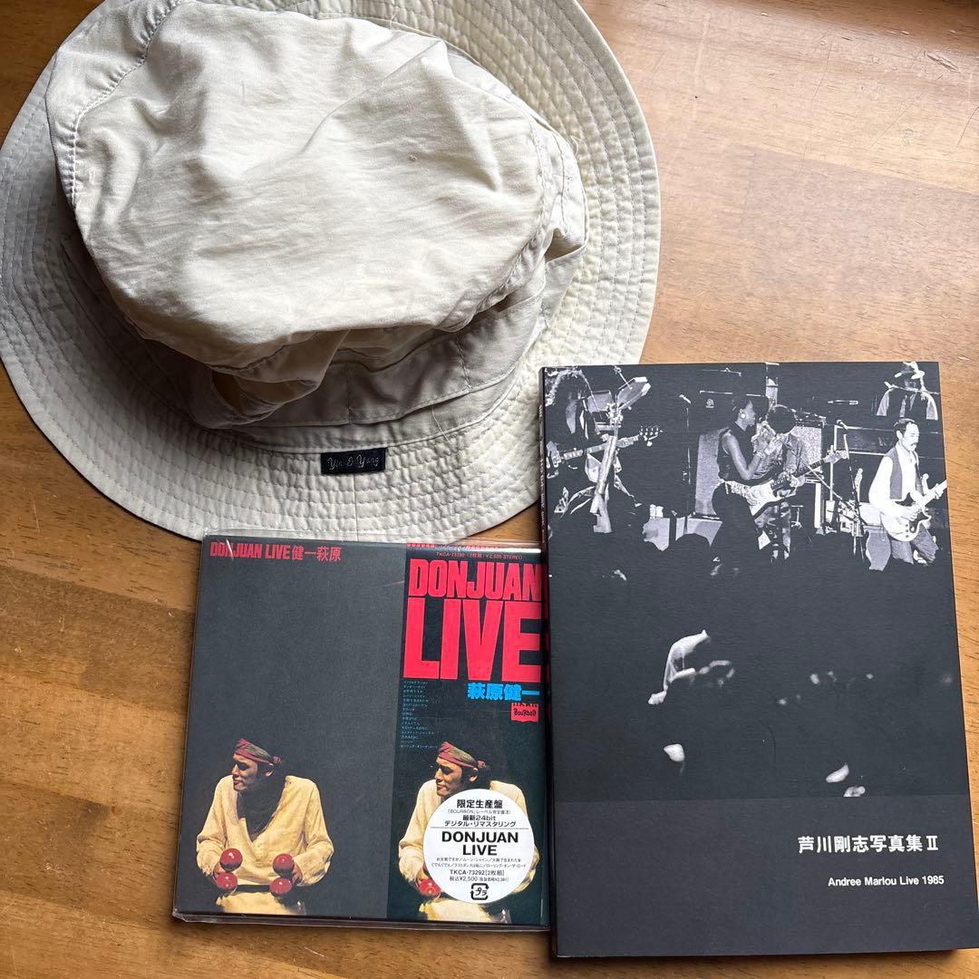 萩原健一紙ジャケCD とレア写真集とying＆yangハットセット