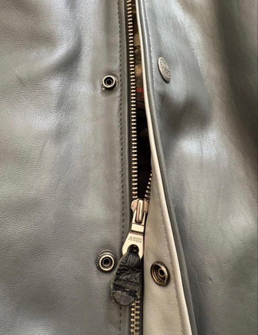 AVIREX Lether Varsity レザー バーシティージャケット