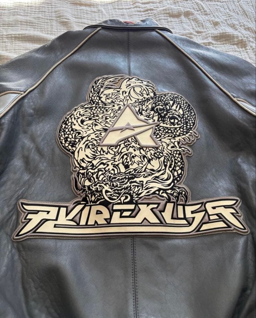 AVIREX Lether Varsity レザー バーシティージャケット