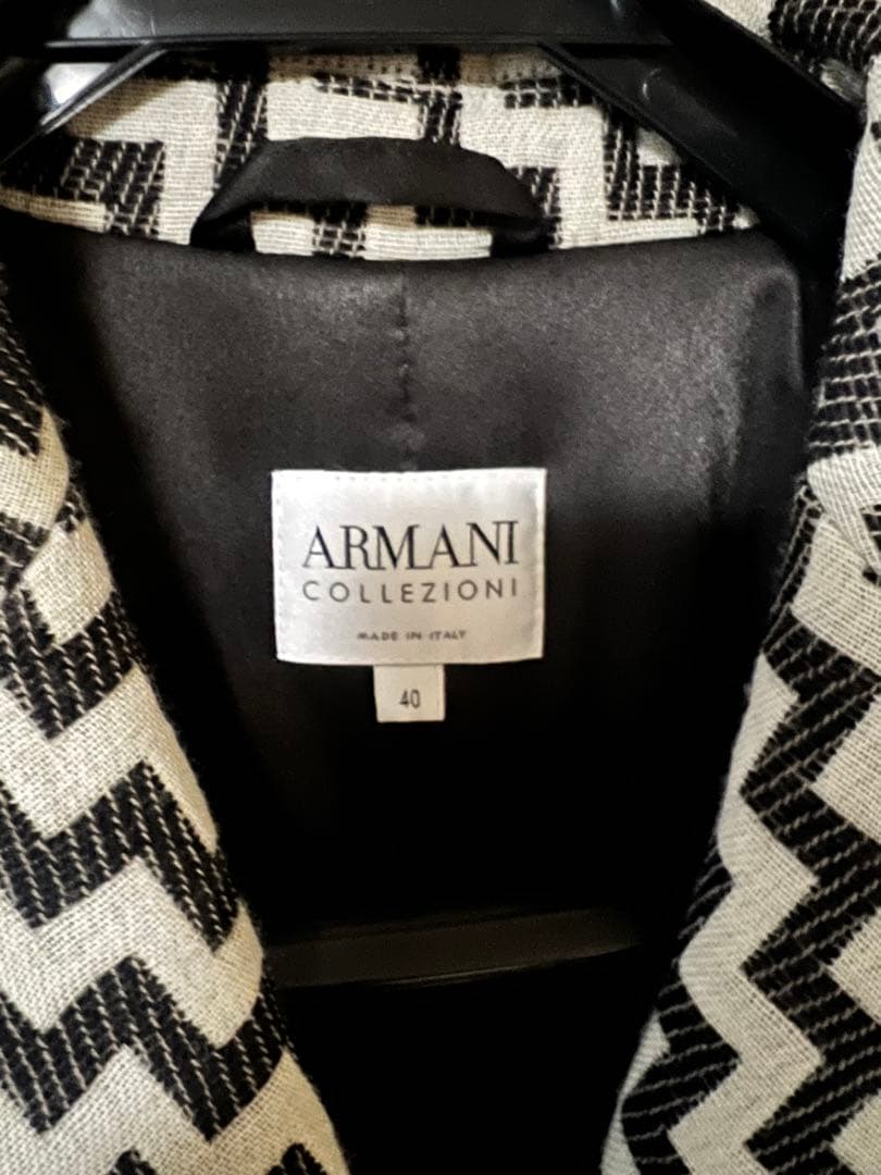 ★アルマーニARMANI イタリア製 ラムヴァージョンウール100％