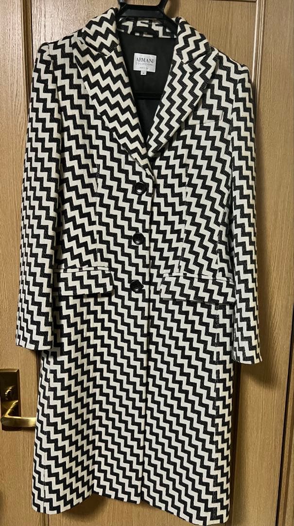 ★アルマーニARMANI イタリア製 ラムヴァージョンウール100％