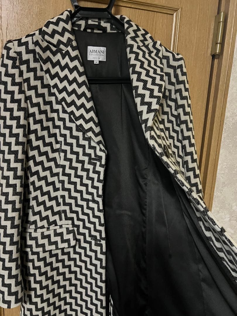 ★アルマーニARMANI イタリア製 ラムヴァージョンウール100％