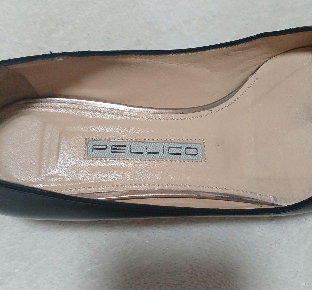 PELLICO　ペリーコ　アネッリ　フラットシューズ　黒　361/2　レザー