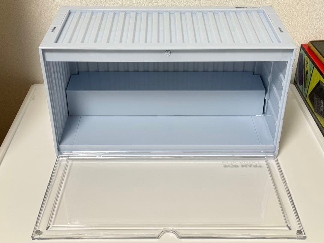 POP MART 100% ライト付き ディスプレイ コンテナ 2個セット