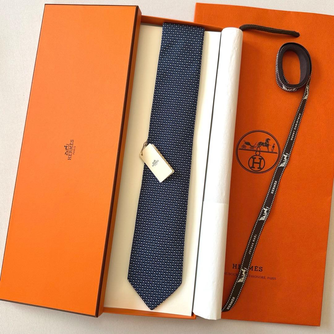 専用出品です。　 エルメス ネクタイ 《H・ラヴ・ユー》新品 未使用