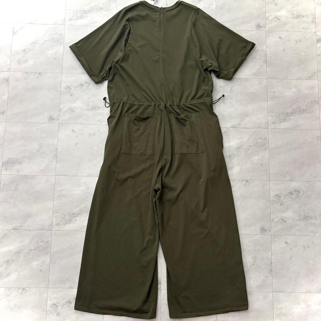 テイッカカットソーコンビネゾンドレスカーキ