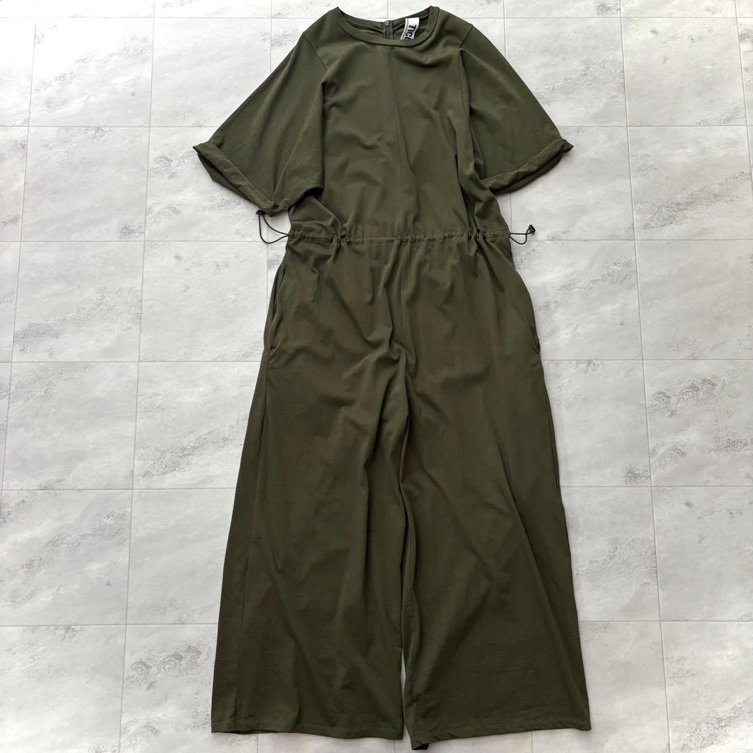 テイッカカットソーコンビネゾンドレスカーキ