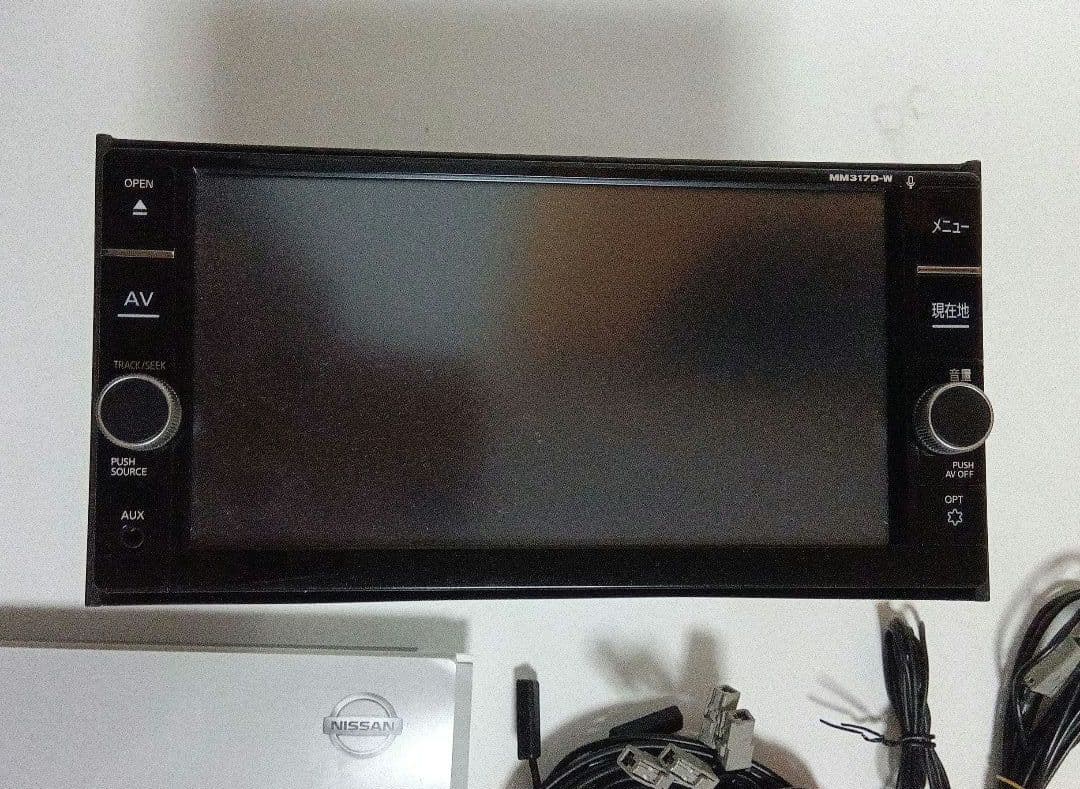 日産純正 MM317D-W カーナビBluetooth/DVD/SD