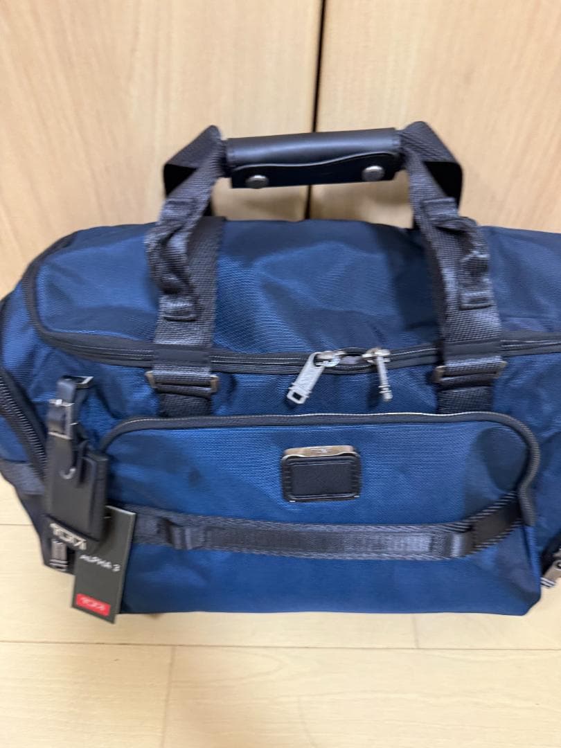 TUMI ALPHA 3ネイビー ボストンバッグ 232722D