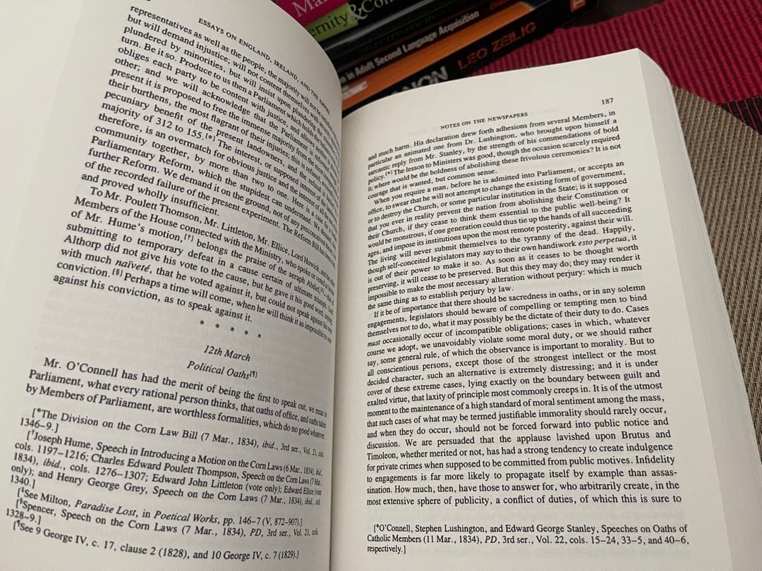 洋書 Essays on England Ireland and the Empire