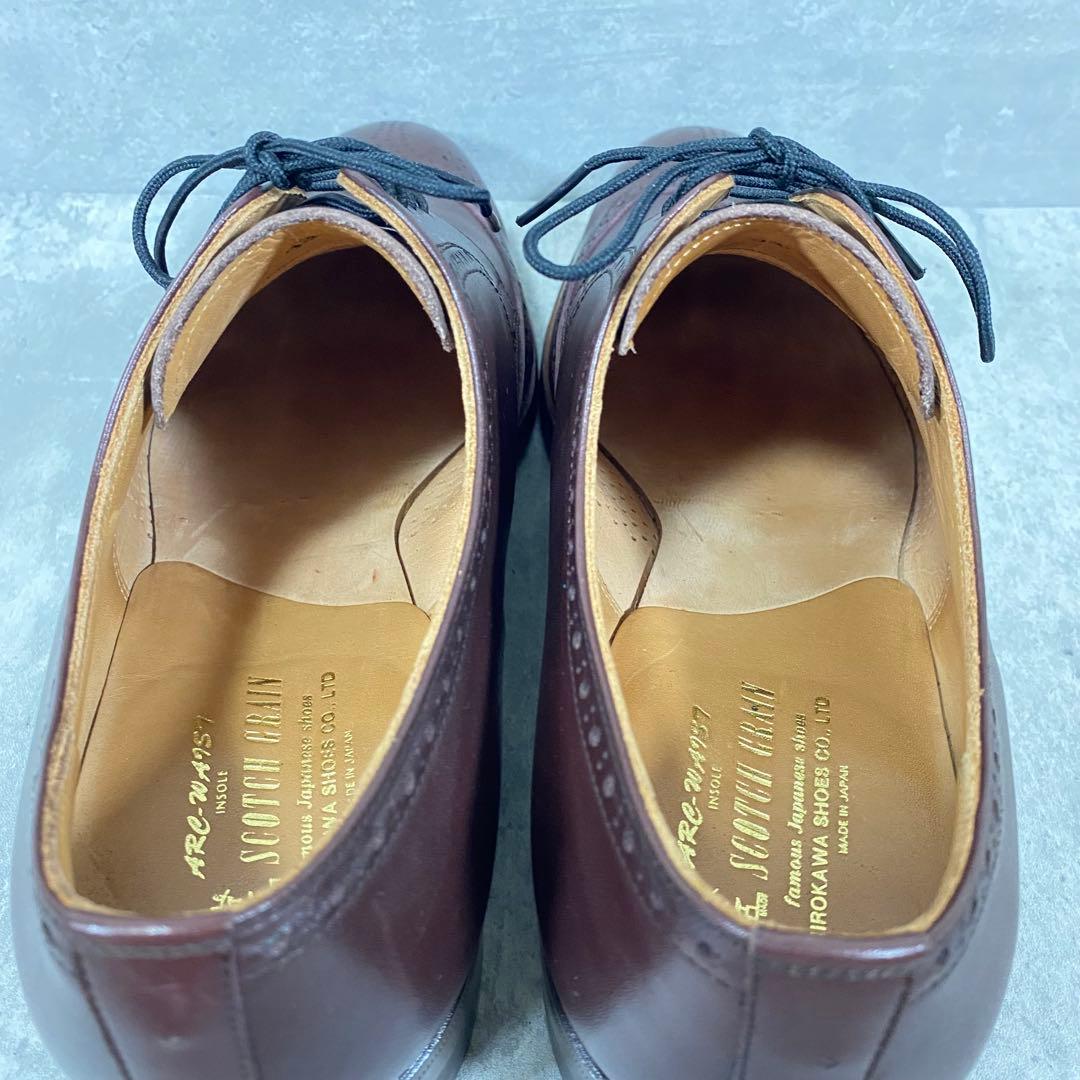【極美品】スコッチグレイン ウィングチップ NL3137 25.5