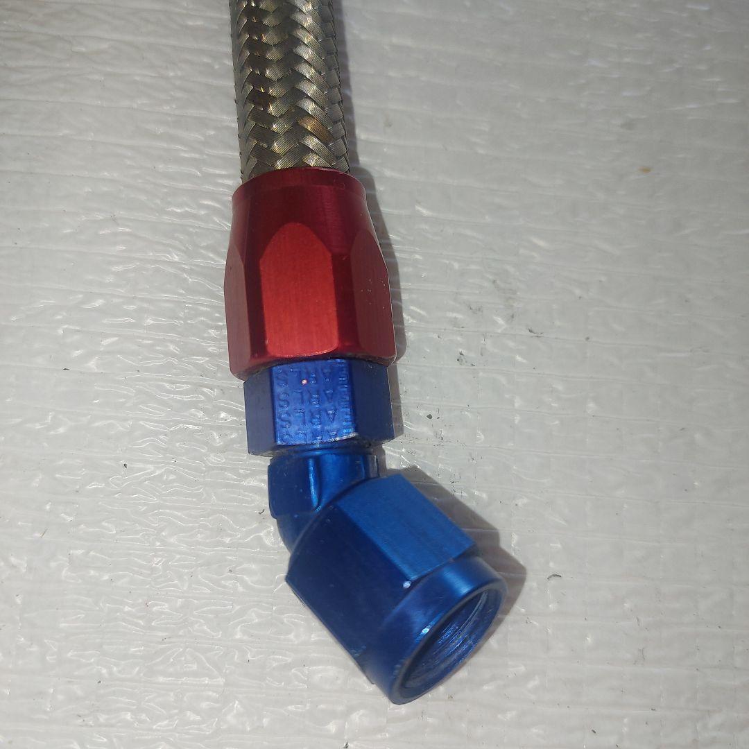 CBX400F /550F アールズオイルクーラーメッシュホース③