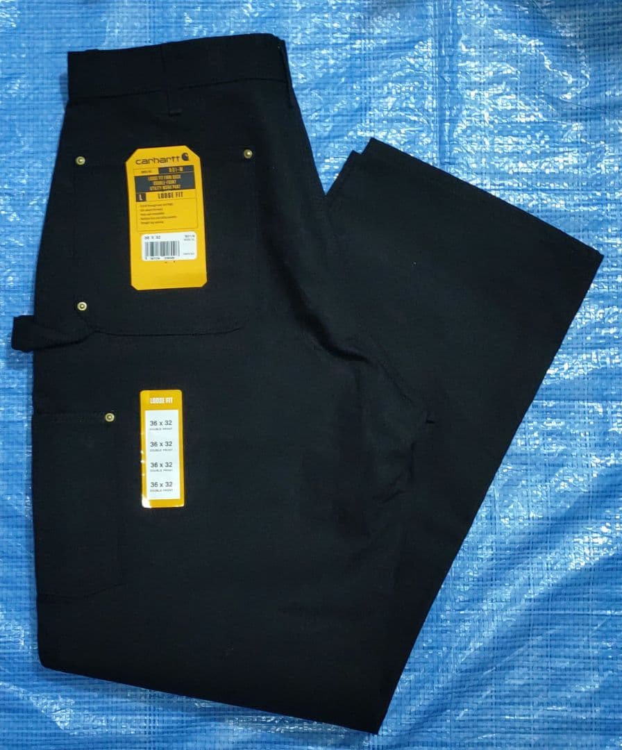 新品 USA製 Carhartt ダブルニー w36×L32 ダック カーハート