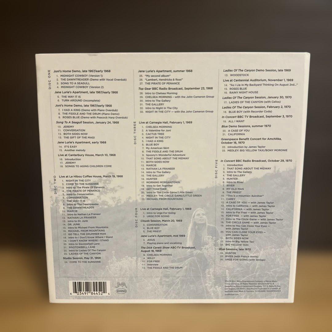 洋楽 Joni Mitchell Archives Vol.2 CD Box