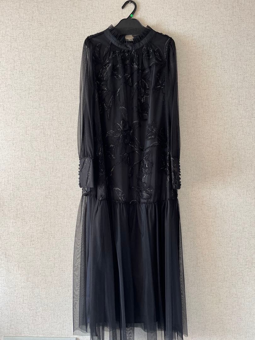 【再値下げ中】Dorry Doll フェザーフラワーチュールドレス