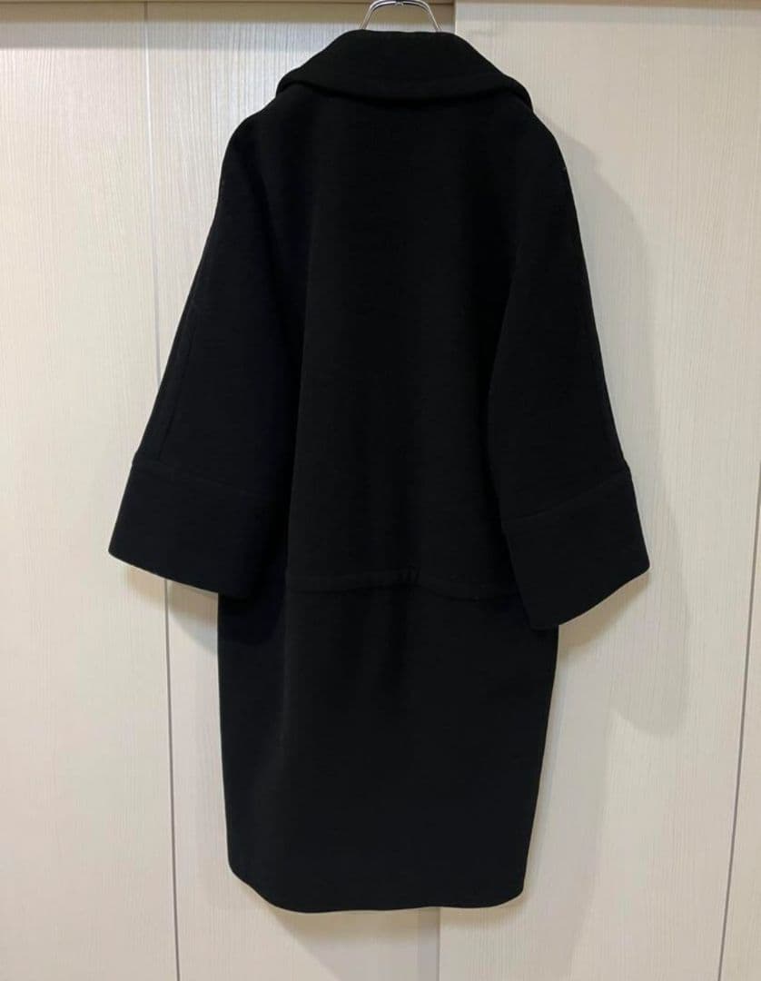FRAMeWORKブラック チェスターコート バルーンスリーブ