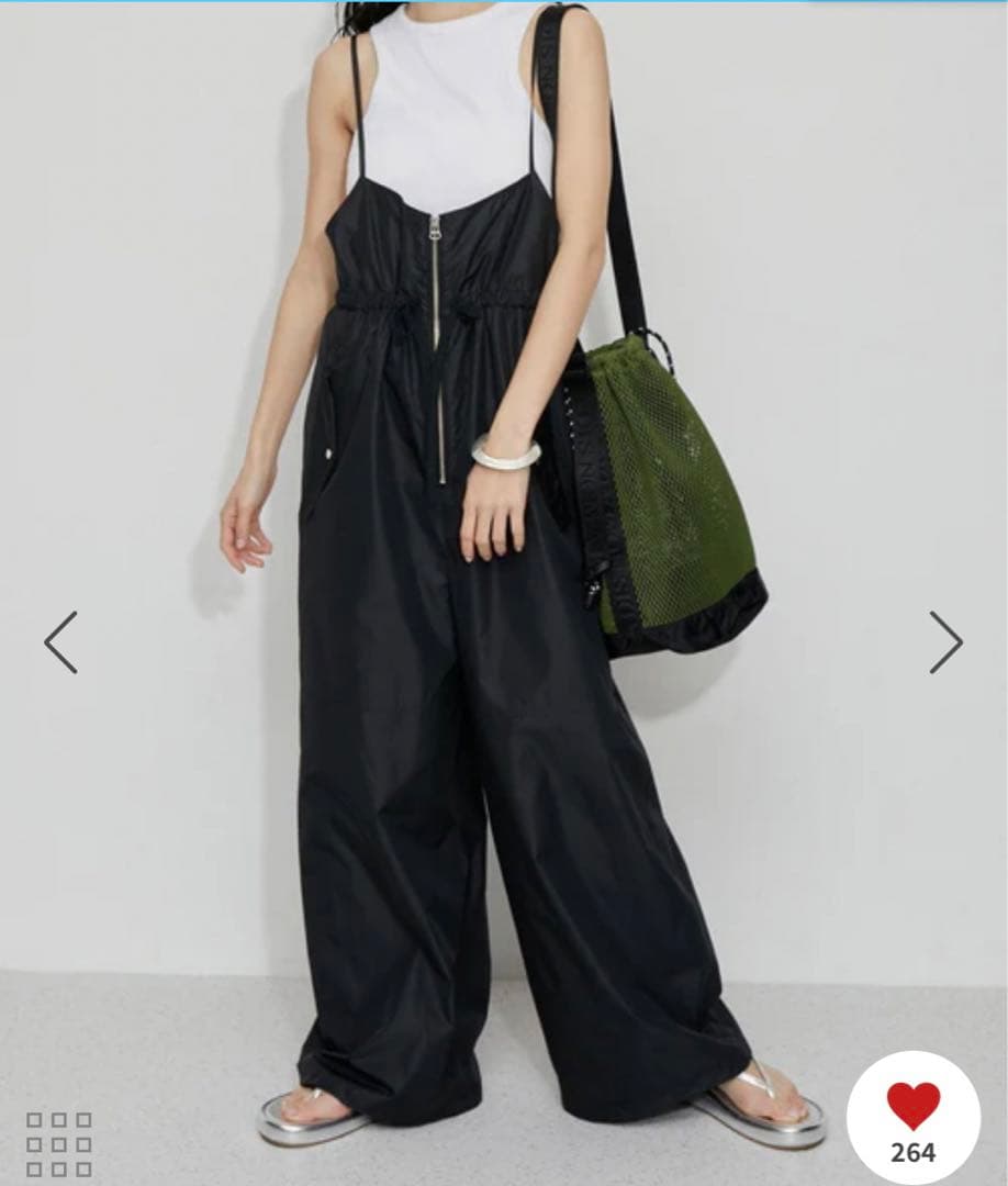 シャイニータフタ撥水ロンパース