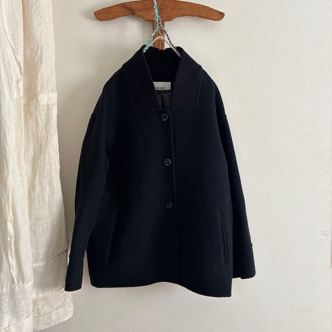 HAUNTハウント　アウター　スタジャンブラック　ジャケット