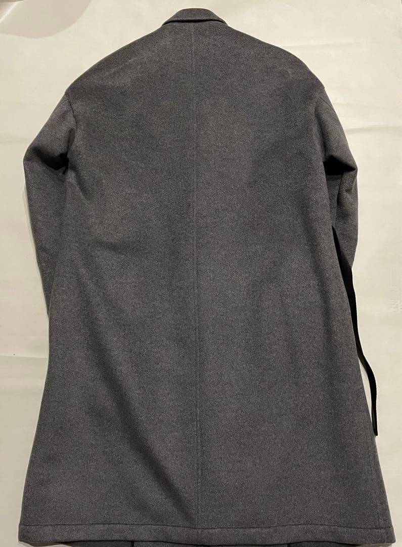 The RERACSウールカシミア チェスターコート グレー