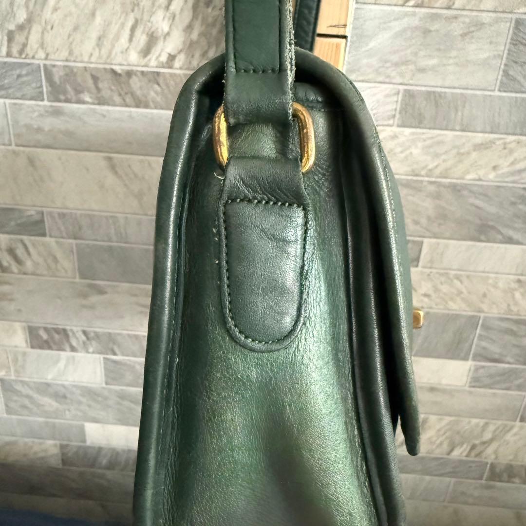 オールドコーチ　レザー ショルダーバッグ