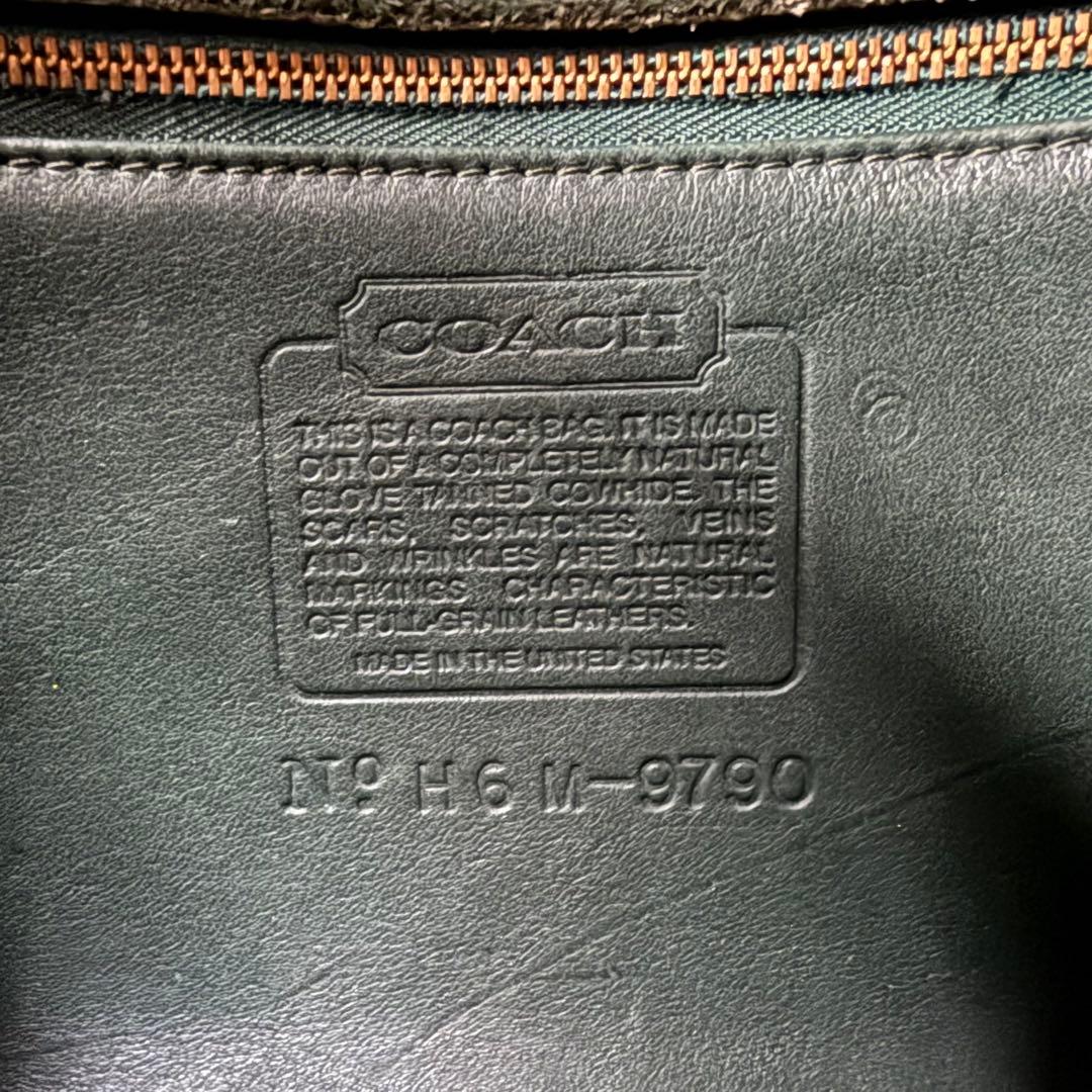 オールドコーチ　レザー ショルダーバッグ